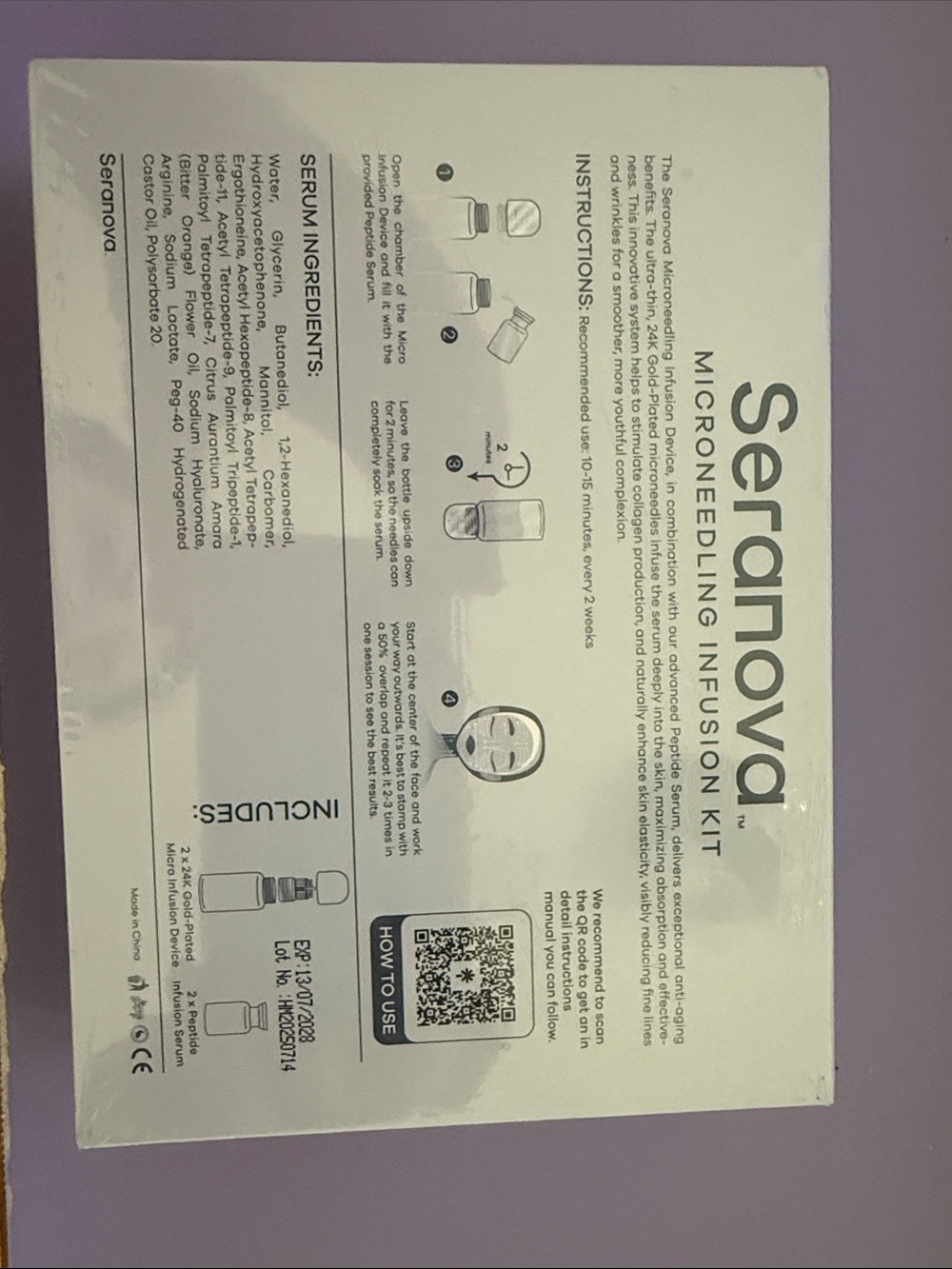 Seranova Microneedling Infusion Kit - 1 Month Supply NIB unopened - Picture 4 of 4